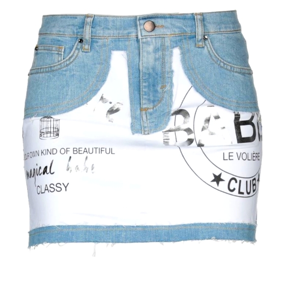 NWT - Le Volière Jeans Classy Skirt - Picture 3 of 10